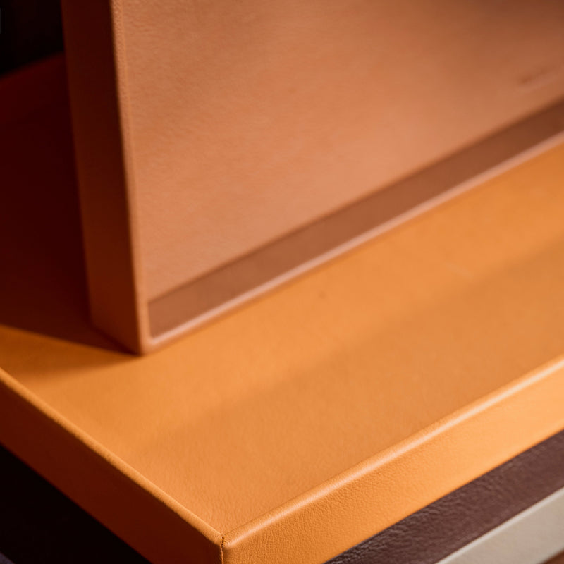 The Serving Tray: Leather - Cognac - Small