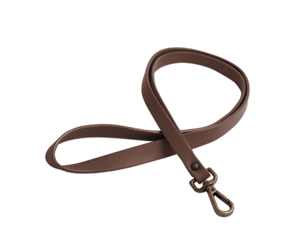 The Strap with Hook: Leather - Cognac - One size