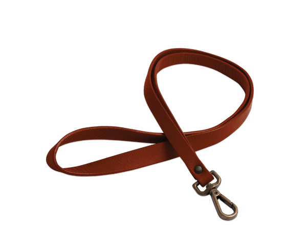 The Strap with Hook: Leather - Apricot - One size