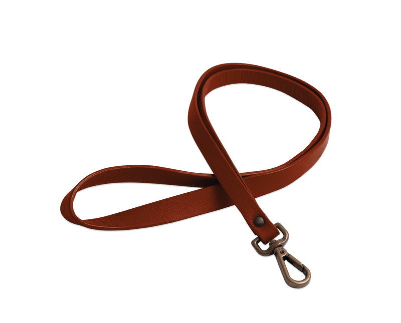 The Strap with Hook: Leather - Apricot - One size