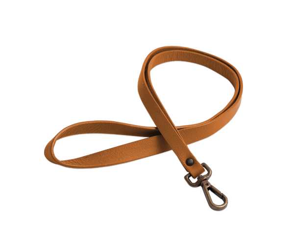 The Strap with Hook: Leather - Mandarin - One size