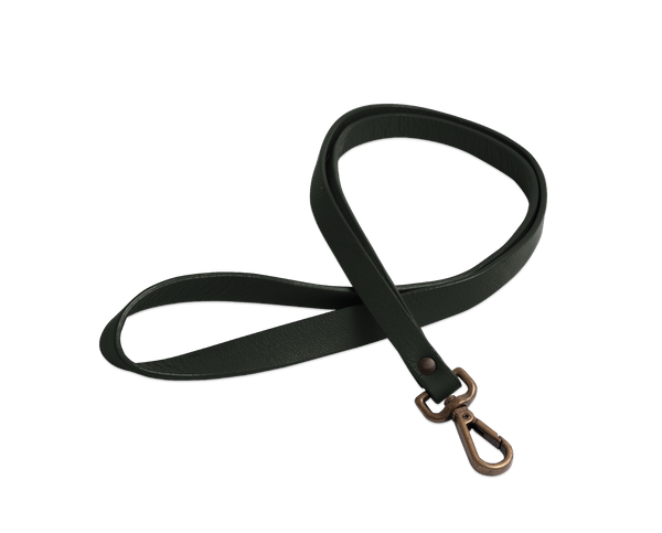 The Strap with Hook: Leather - Forest - One size