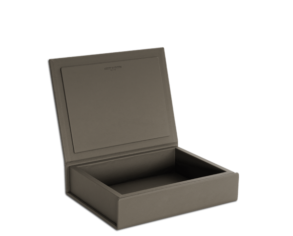 The Box: Leather - Granite - Large