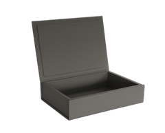 The Box: Leather - Grey - Large