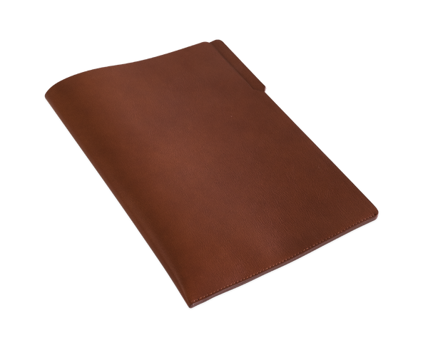 The Filefolder: Leather - Cognac - A4