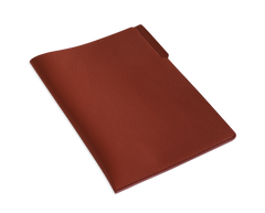 The Filefolder: Leather - Terracotta - A4