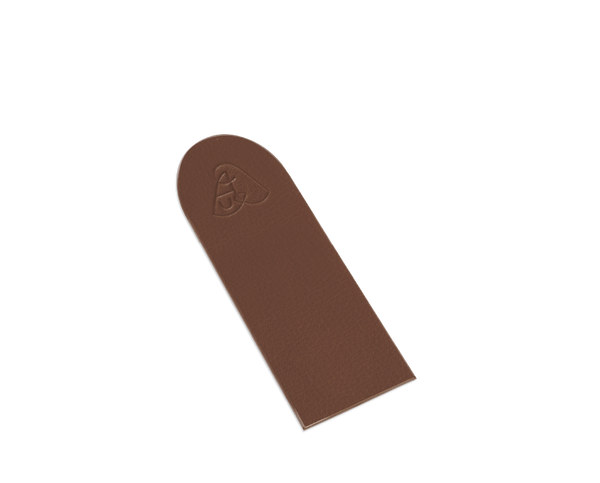 The Bookmark: Leather - Cognac - One size