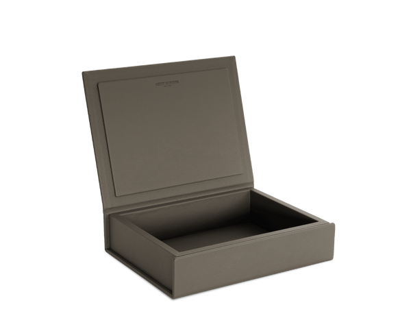 The Box: Leather - Granite - Medium