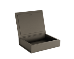 The Box: Leather - Granite - Medium