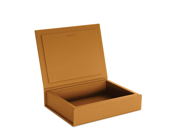 The Box: Leather - Saffron - Medium