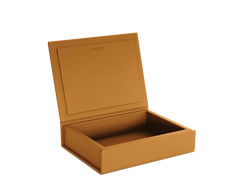 The Box: Leather - Saffron - Medium