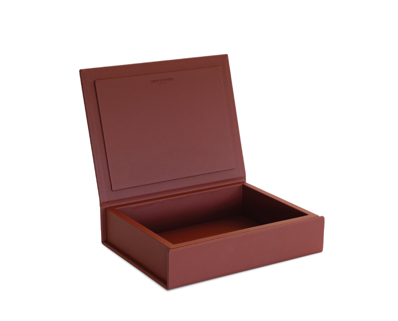 The Box: Leather - Terracotta - Medium