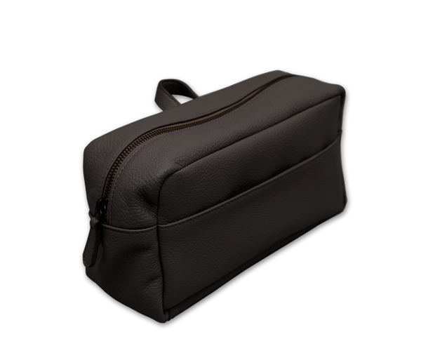 The Washbag: Surplus leather - Black - One Size