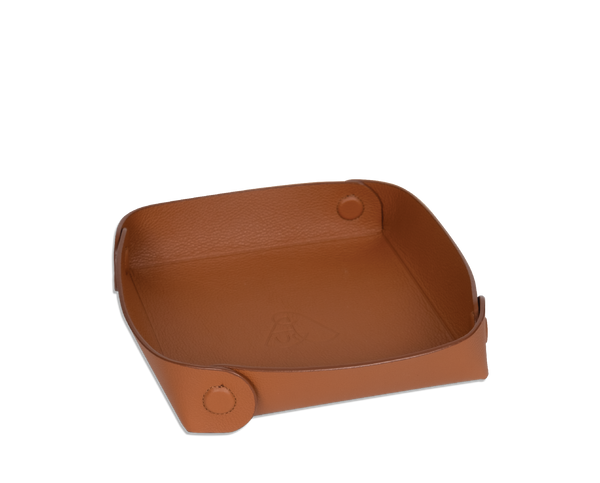 The Tray: Surplus leather - Cognac - Small