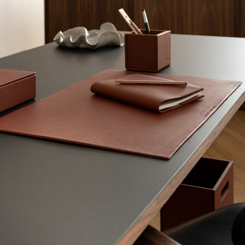 The Deskmat: Leather - Cognac