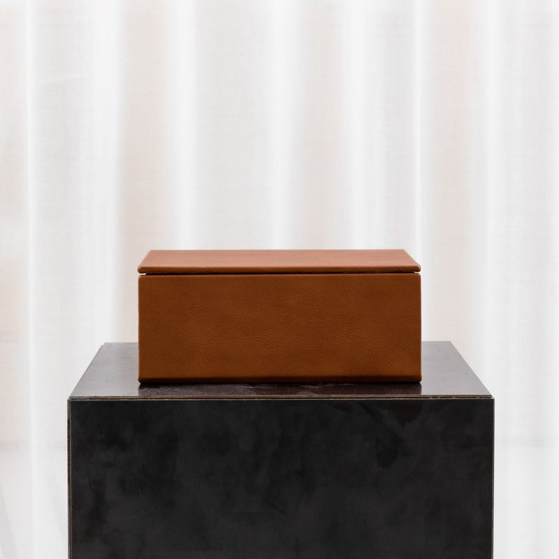 The Box: Leather - Cognac - Fusion