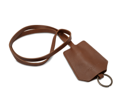 The Keyring: Surplus leather - Cognac - Long strap