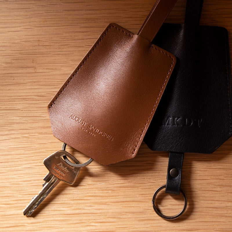 The Keyring: Surplus leather - Cognac - Long strap