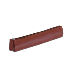 The Pencil case: Leather - Terracotta - One Size